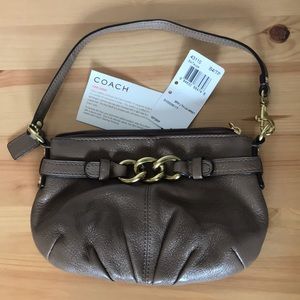Coach Taupe Wristlet - NWT